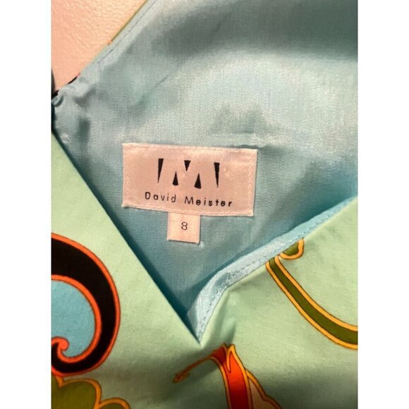 David Meister Women's Dress Multicolor Abstract Print Size 8 fits size 6 - Picture 4 of 5